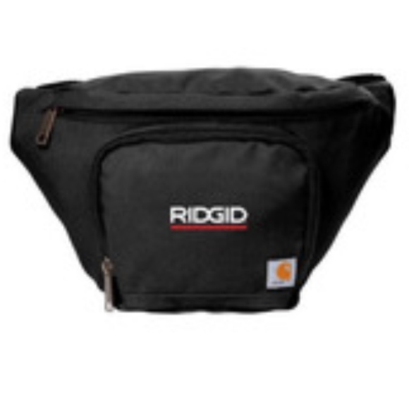 Carhartt Ridgid Logo Waist Pack Belt Bag Black - Picture 1 of 8